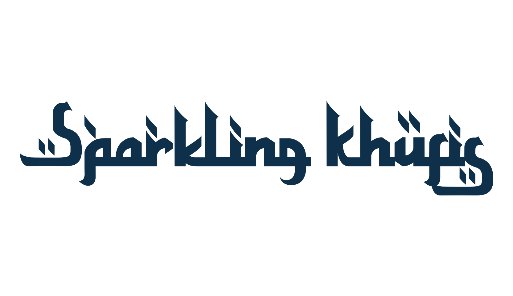 Sparkling Khufis, foreign look arabic font preview