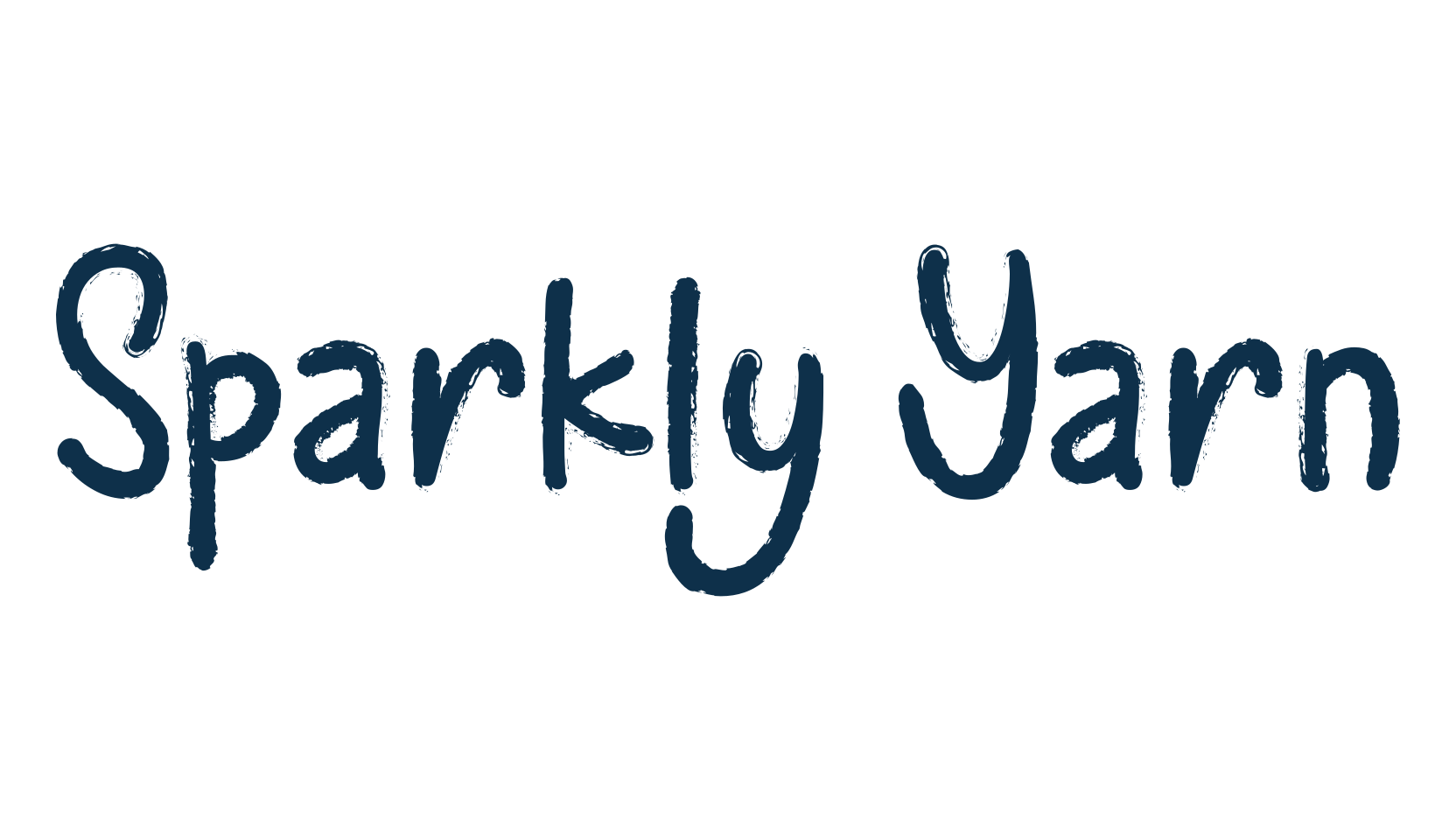 Sparkly Yarn, script brush fancy decorative calligraphy font preview