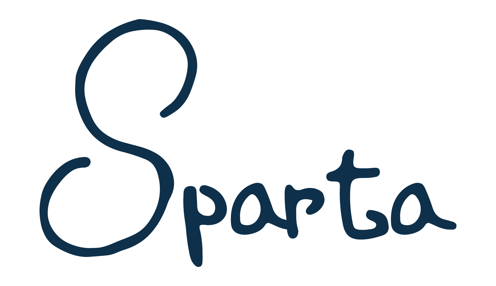 Sparta, handwriting font preview