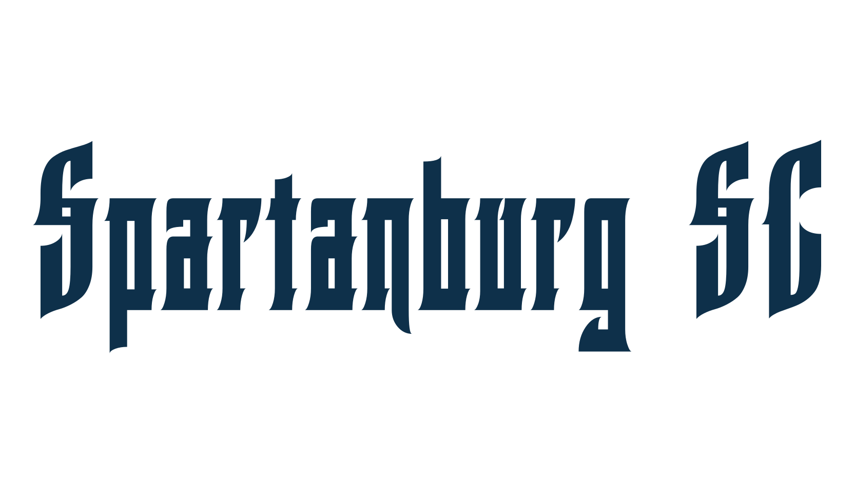 Spartanburg SC, fancy retro decorative font preview