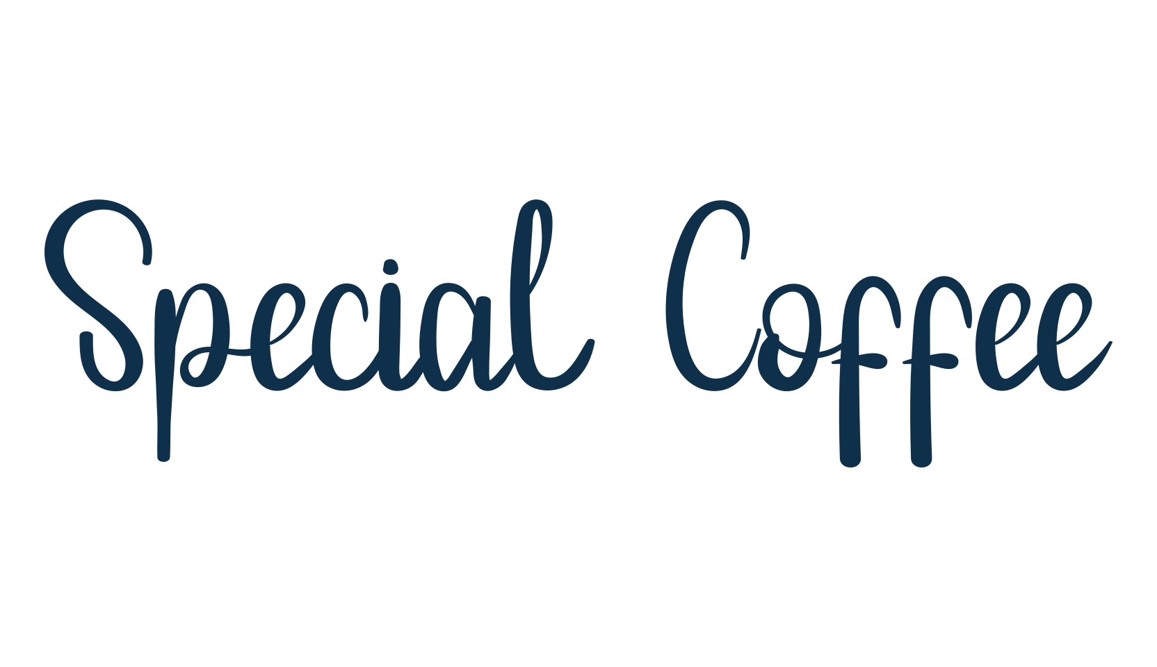 Special Coffee, display market font preview