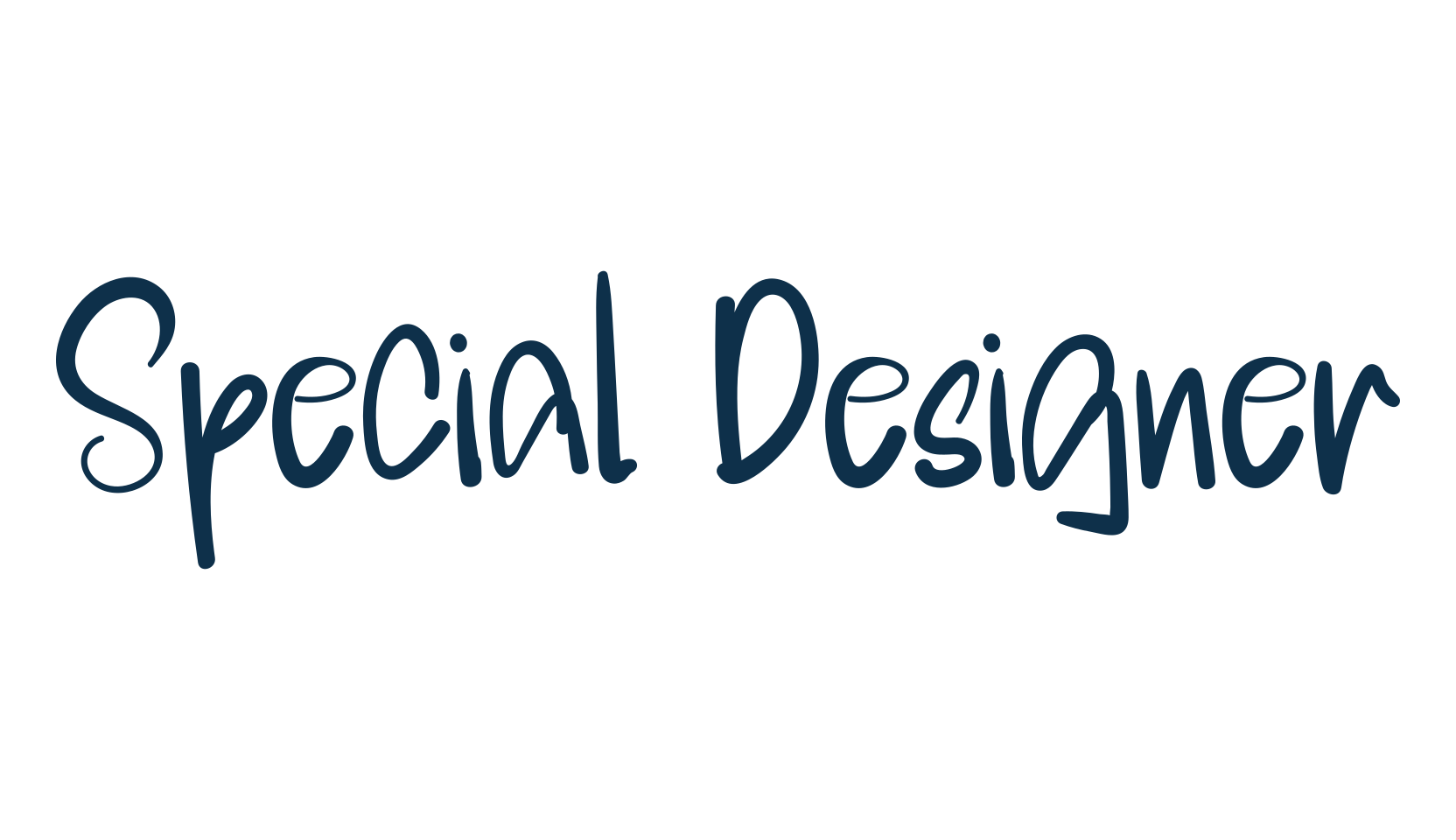 Special Designer, fancy decorative font preview