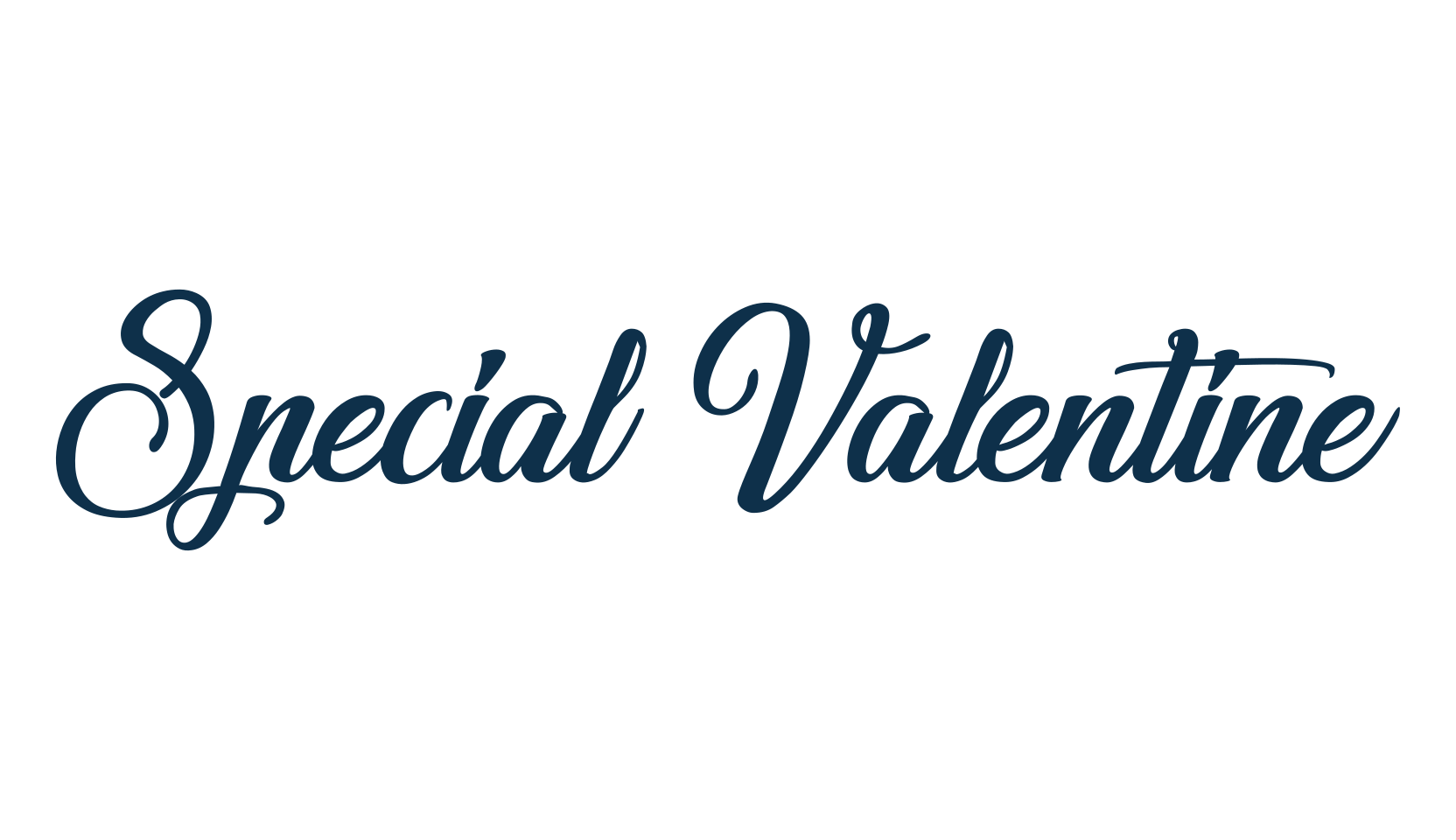 Special Valentine, script calligraphy fancy decorative font preview