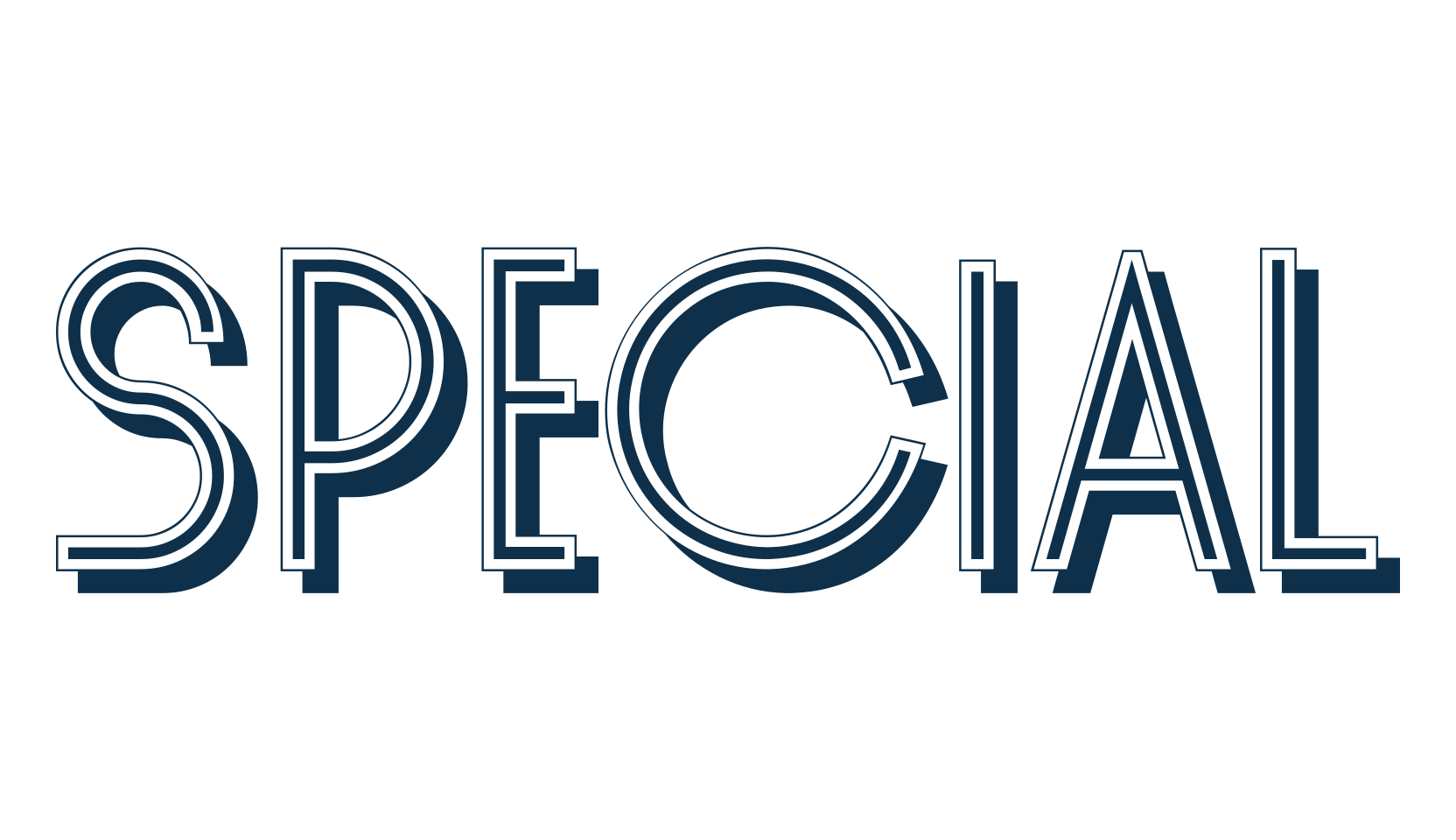 Special, fancy various decorative font preview