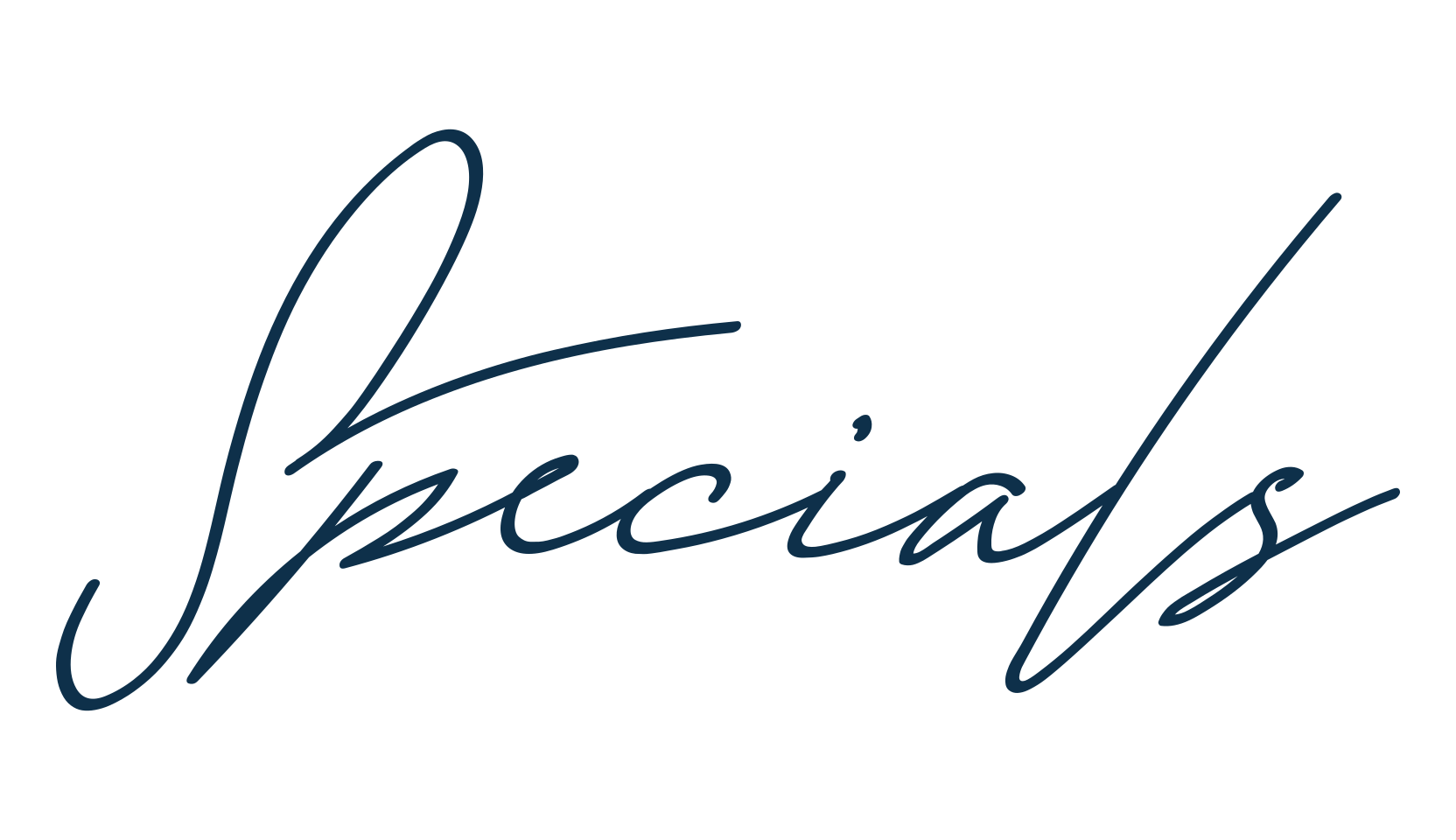 Specials, handwriting font preview