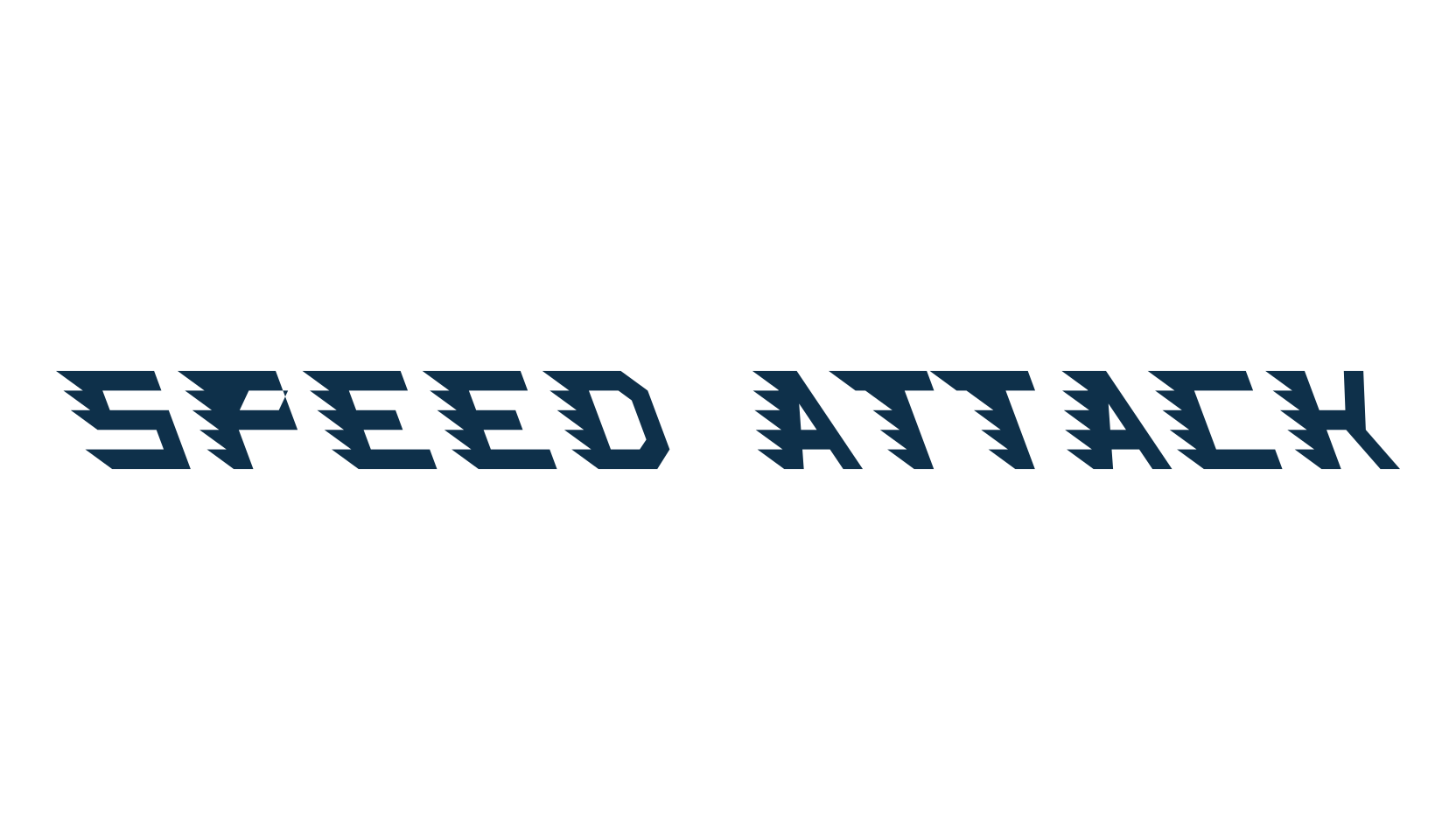 Speed Attack, decorative font preview