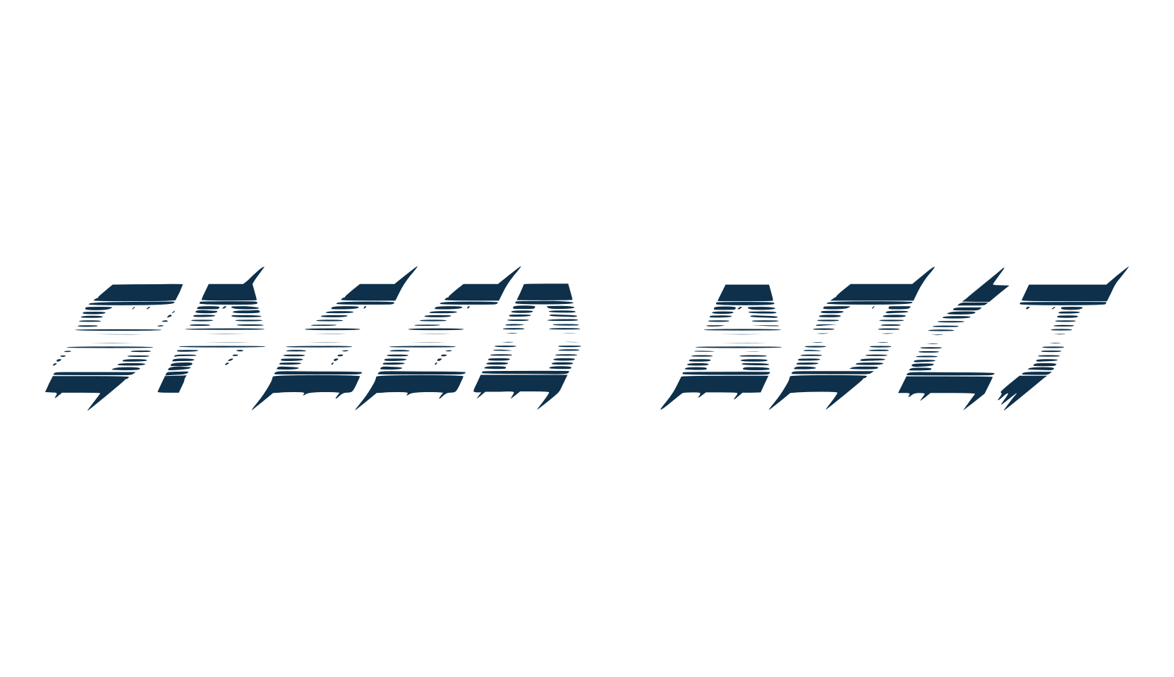 Speed Bolt, fancy various techno sci-fi font preview
