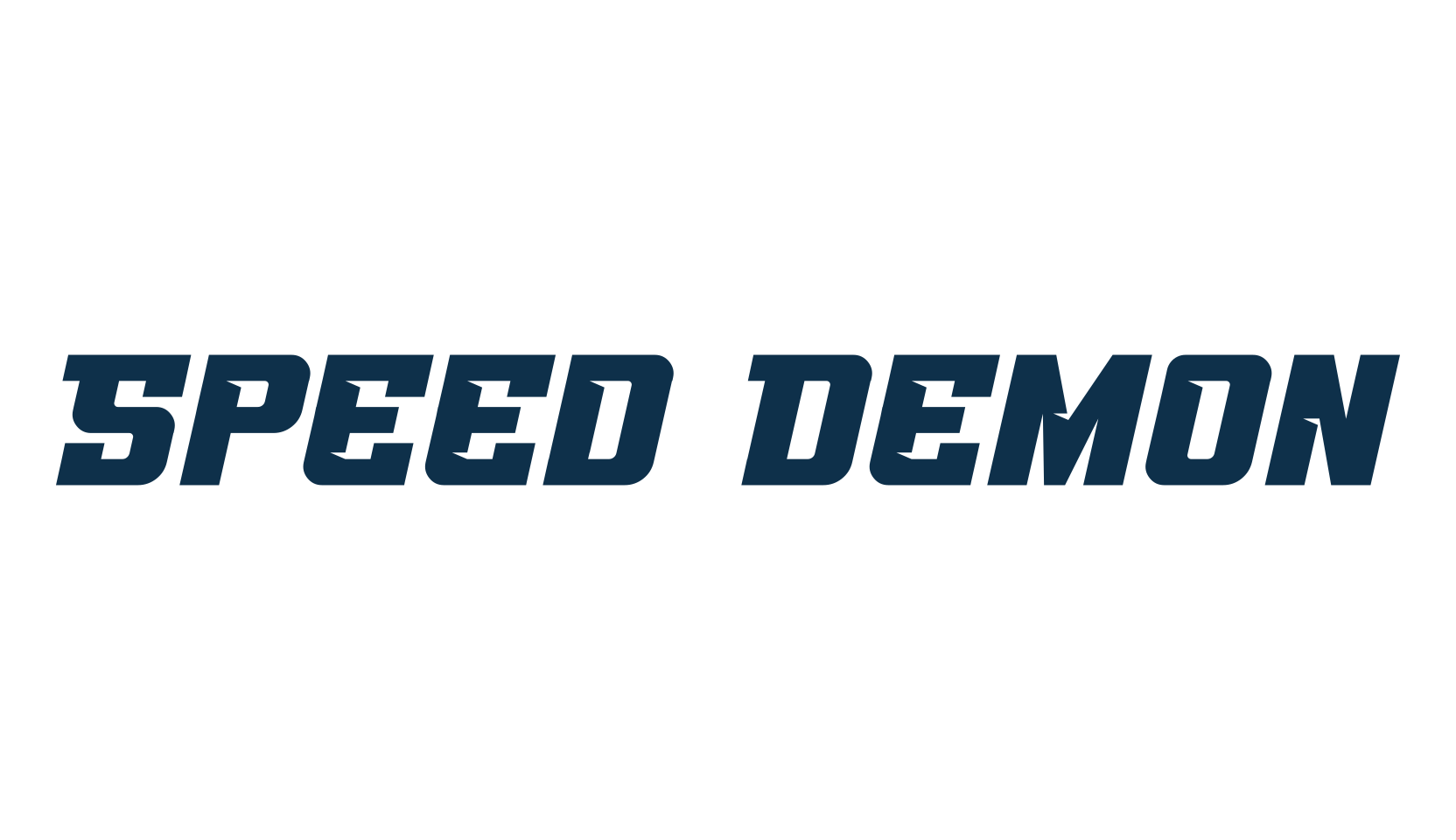Speed Demon, various font preview