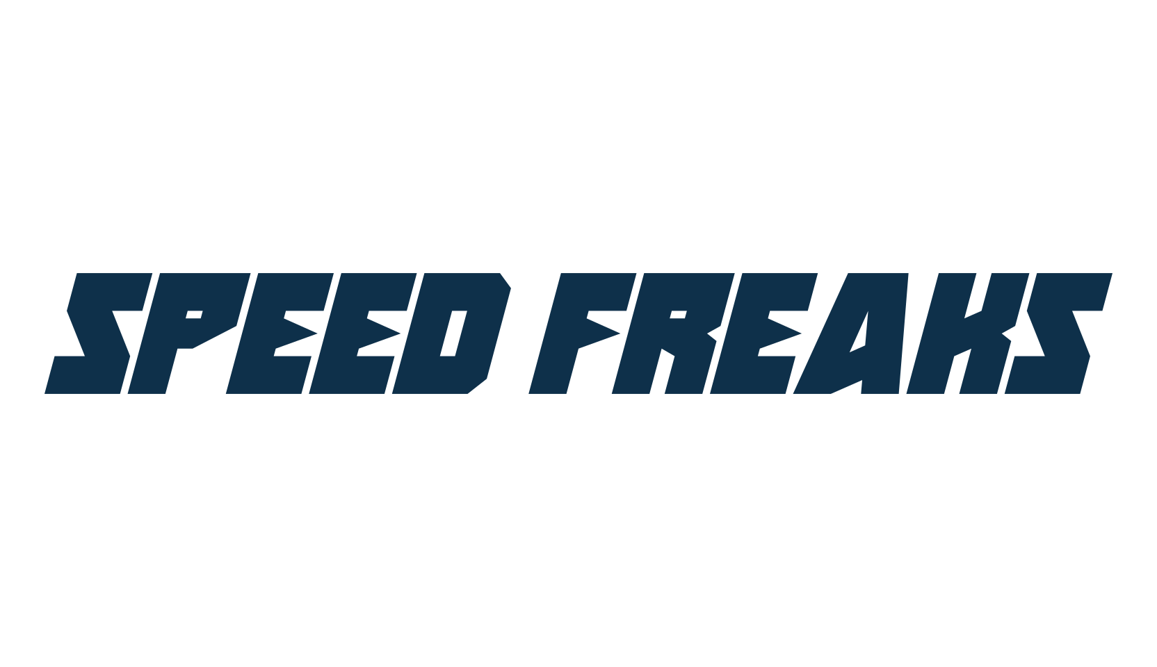Speed Freaks, sci-fi font preview