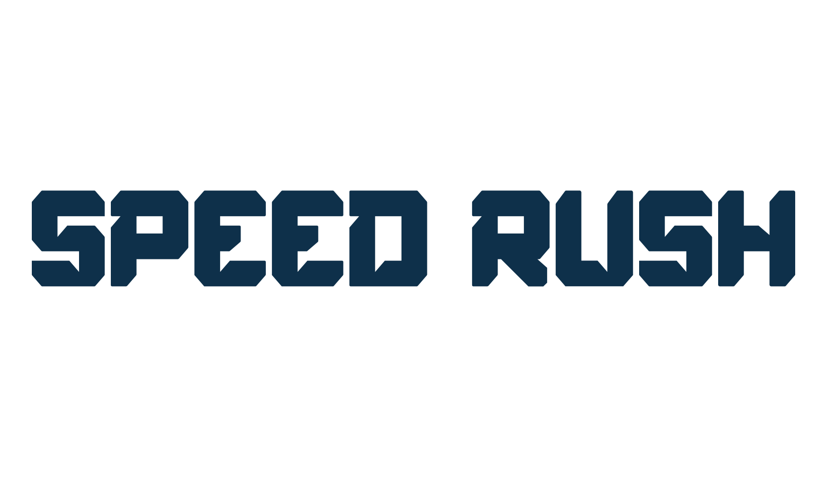 Speed Rush, fancy various techno sci-fi font preview
