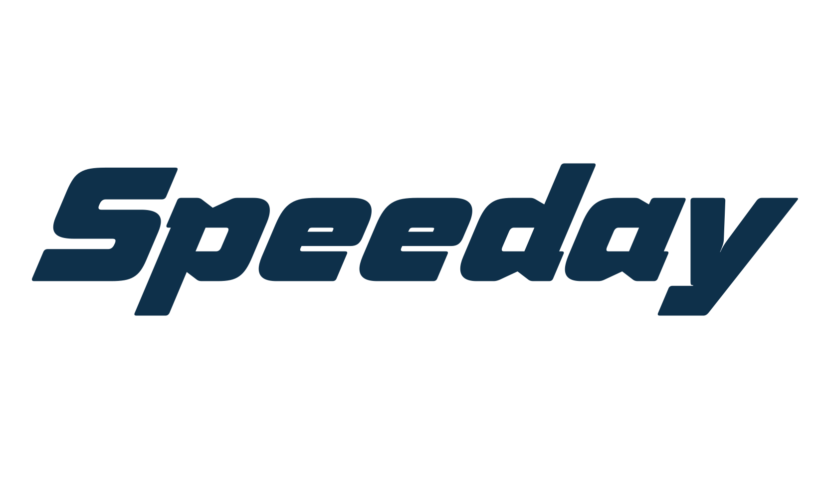 Speeday, basic sans serif font preview