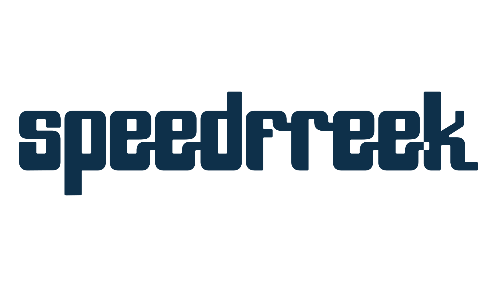 SpeedFreek, fancy various techno sci-fi font preview