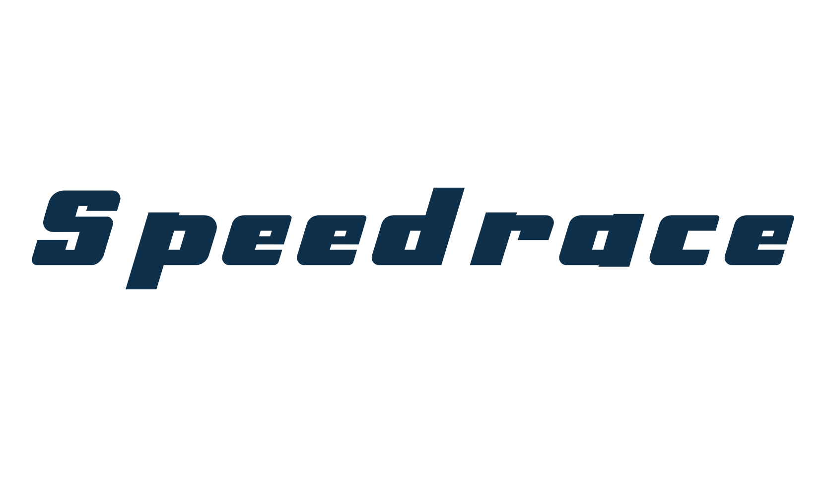Speedrace, sans serif font preview
