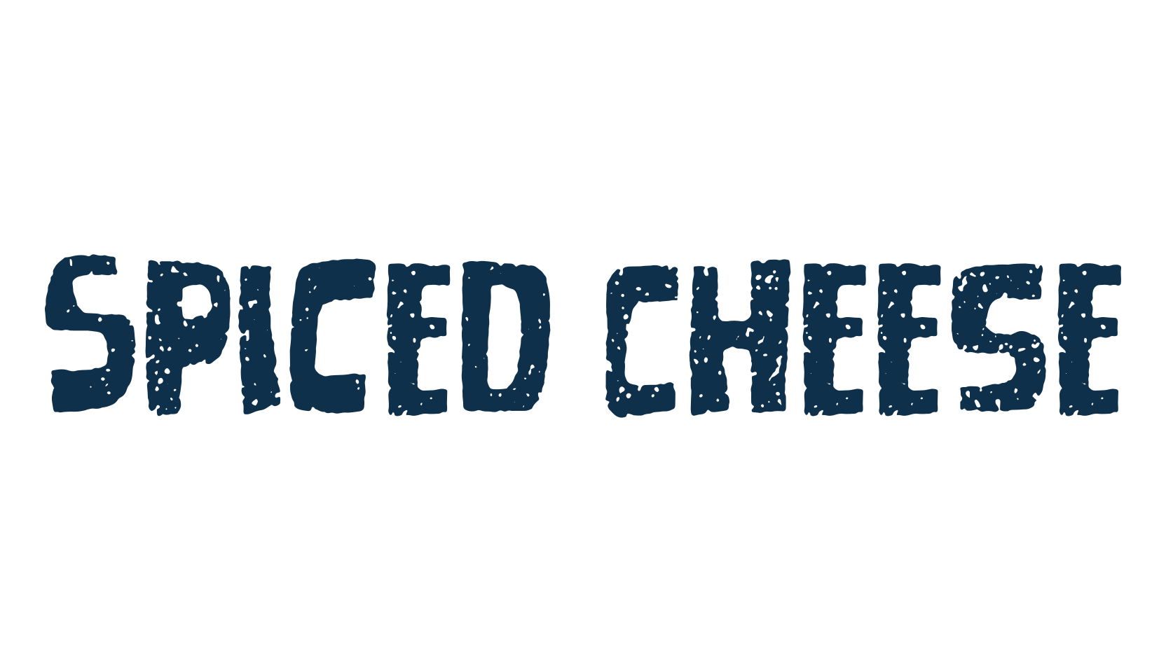Spiced Cheese, cartoon font preview