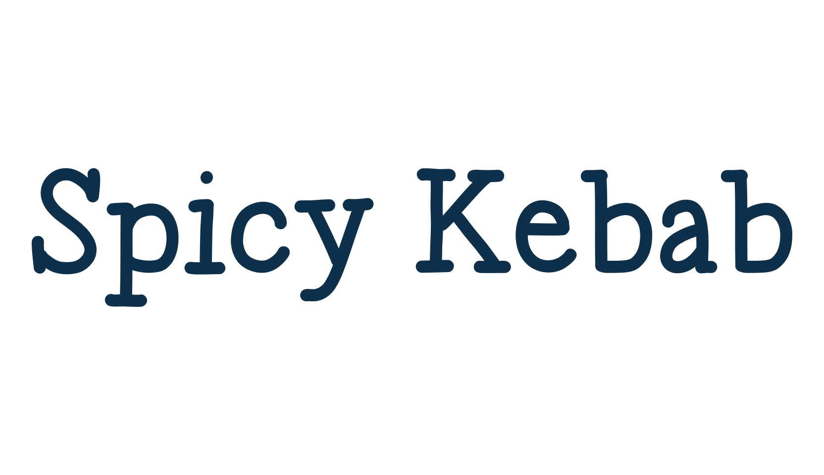 Spicy Kebab, various font preview