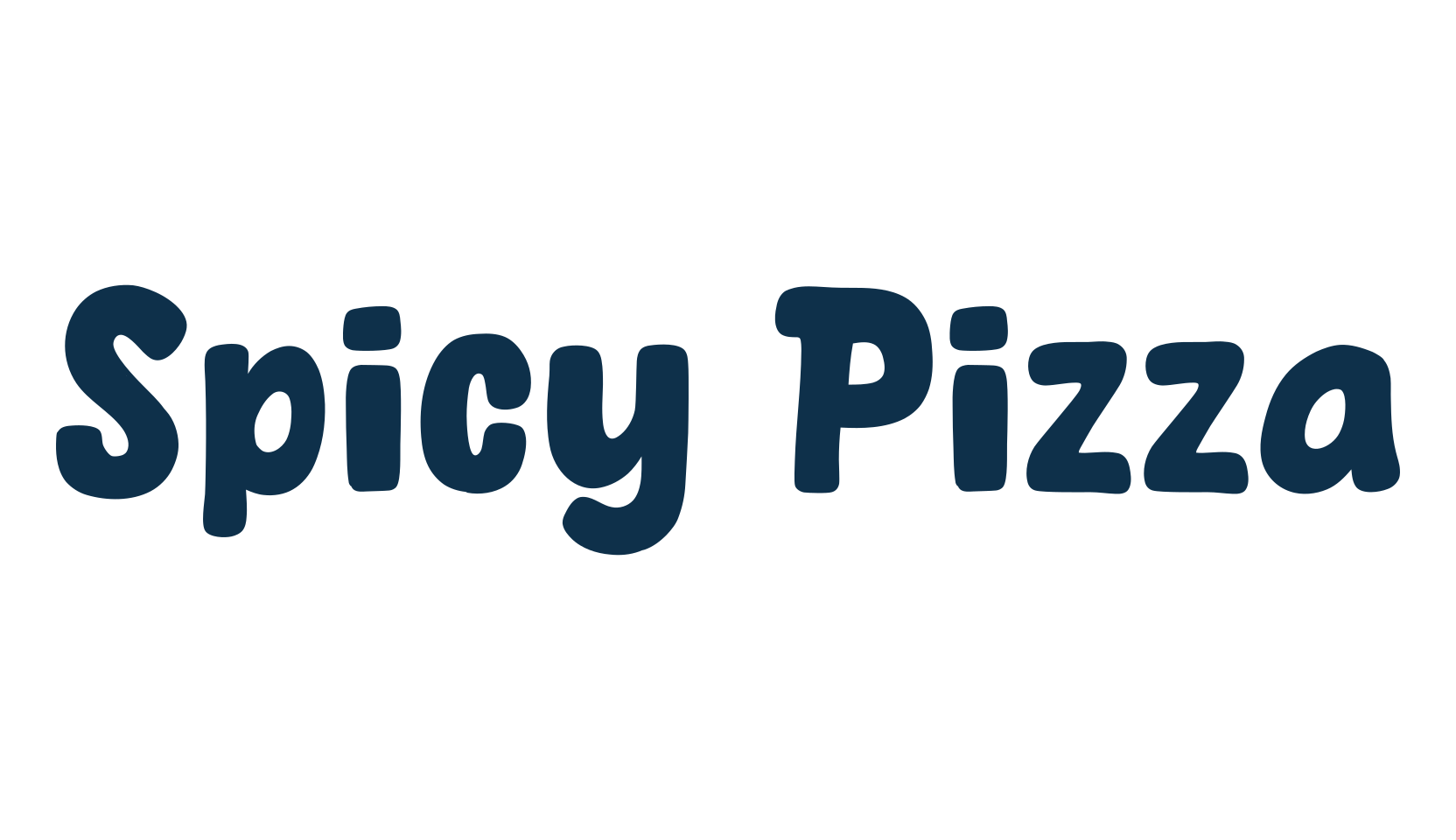 Spicy Pizza, fancy cartoon decorative font preview