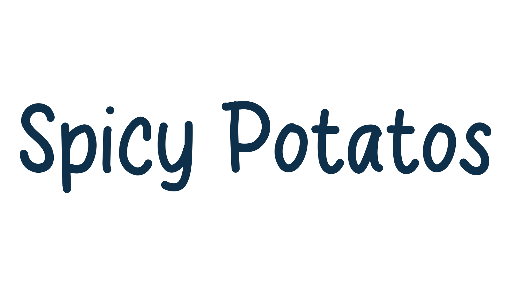 Spicy Potatos, script handwritten fancy decorative calligraphy font preview