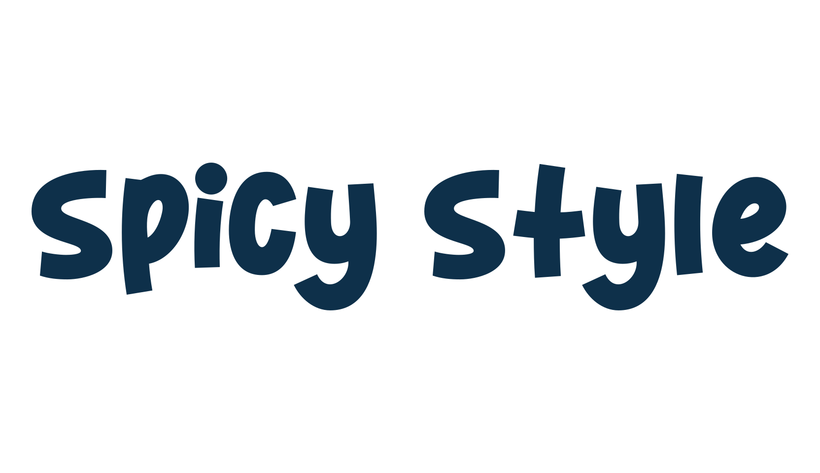 Spicy Style, fancy cartoon decorative font preview