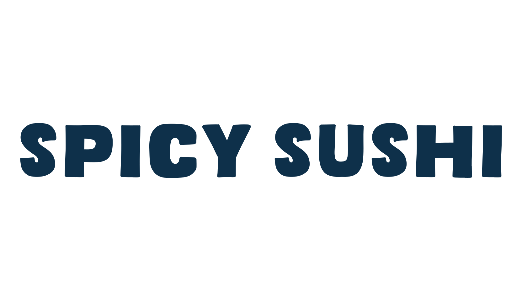 Spicy Sushi, fancy cartoon decorative font preview