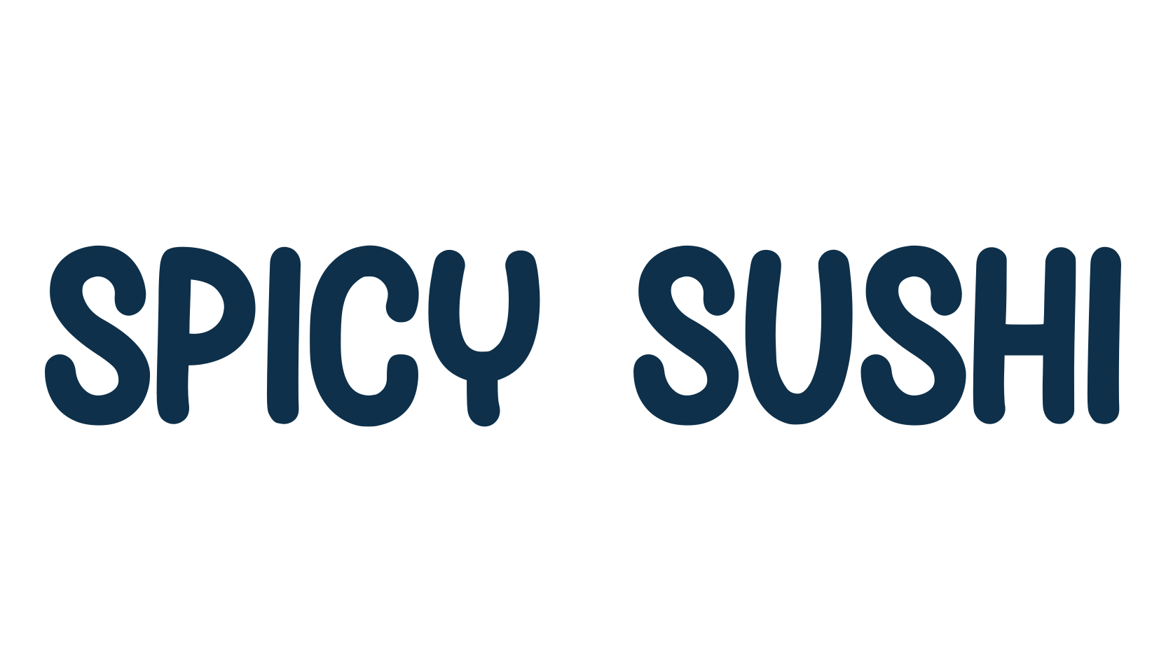 Spicy Sushi (spicy-sushi), fancy decorative font preview