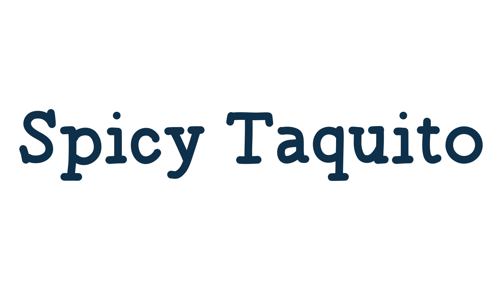 Spicy Taquito, fancy various decorative font preview