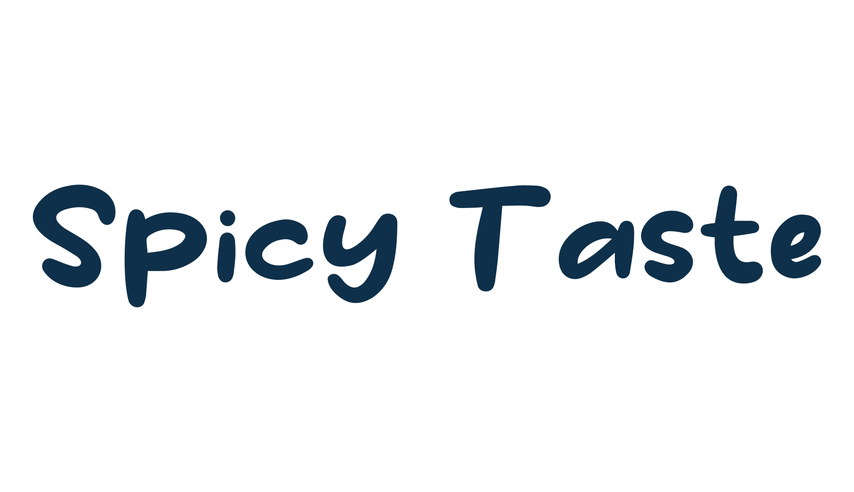 Spicy Taste, fancy cartoon decorative font preview