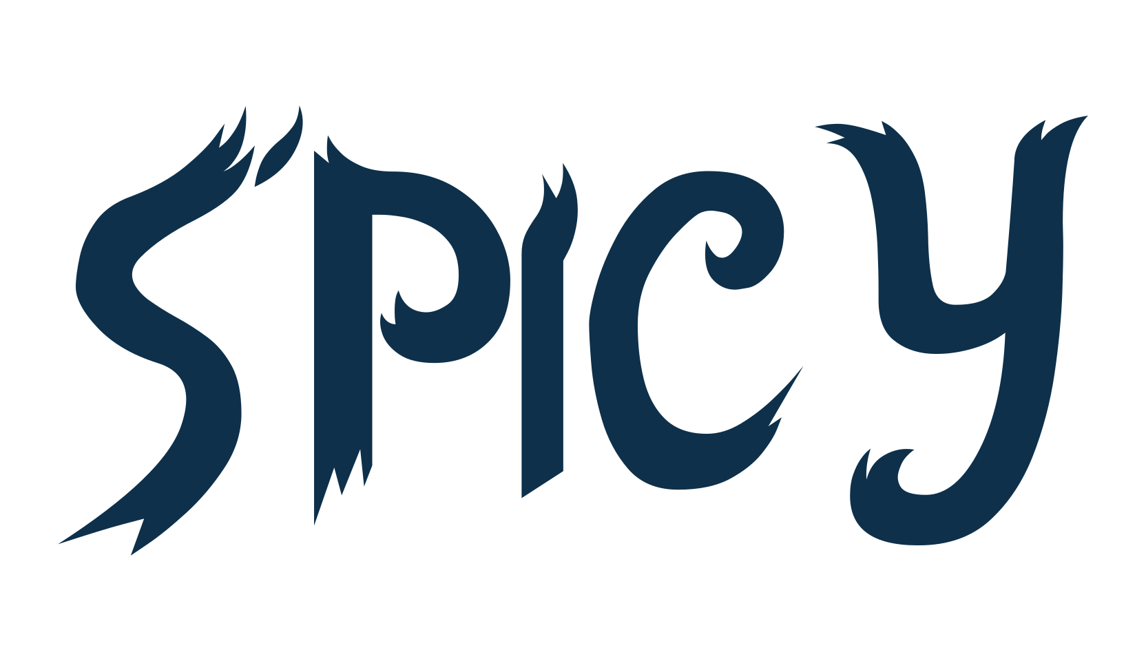 Spicy, holiday halloween fancy decorative horror font preview