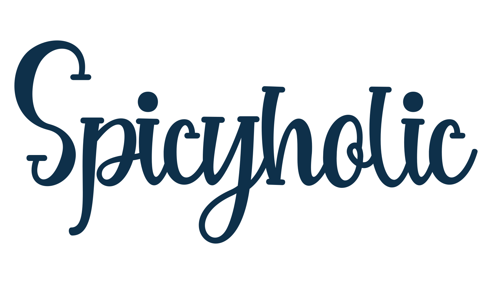 Spicyholic, fancy cartoon decorative font preview