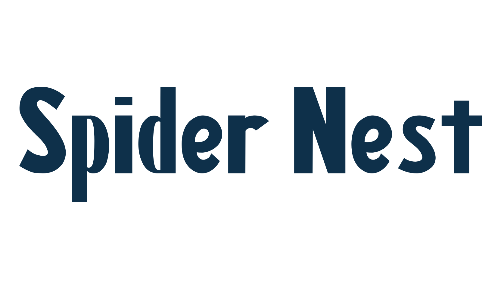Spider Nest, cartoon font preview