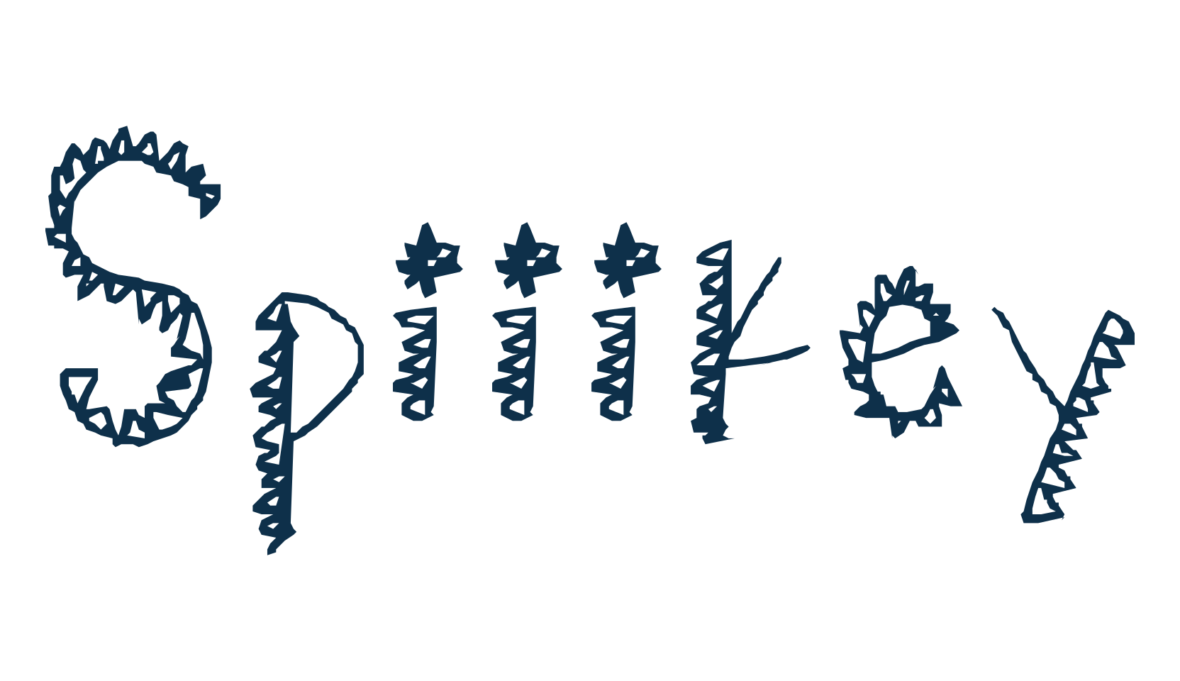 Spiiikey, various font preview