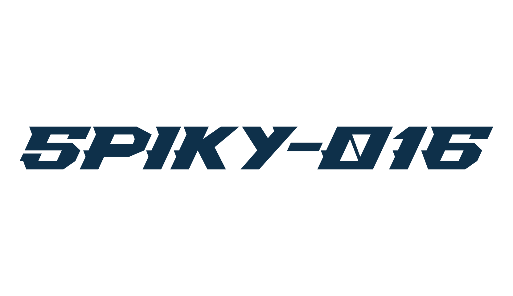 Spiky-016, various font preview