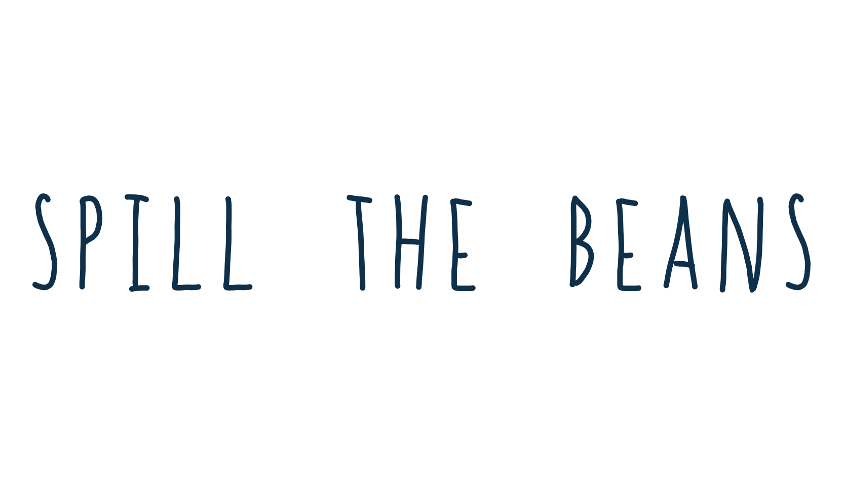 Spill the Beans, script handwritten fancy decorative calligraphy font preview