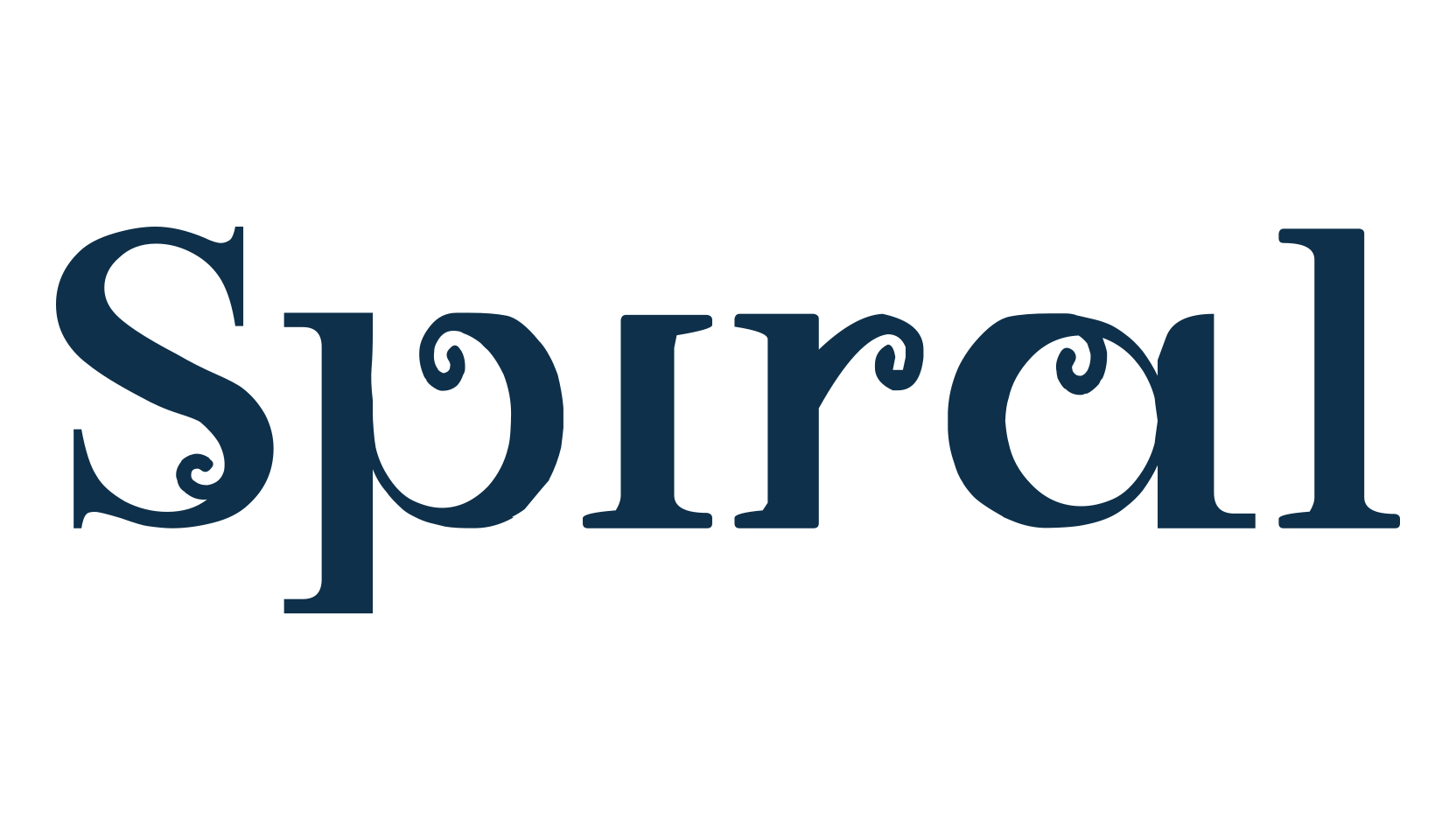 Spiral, curly font preview