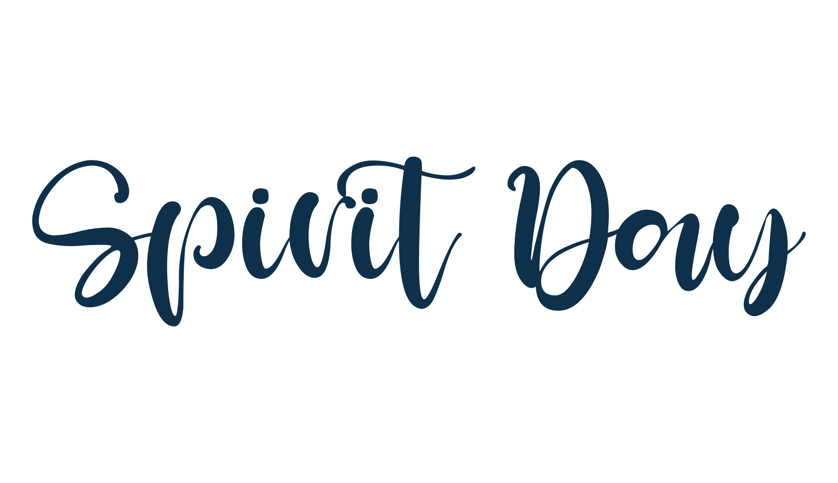 Spirit Day, various font preview