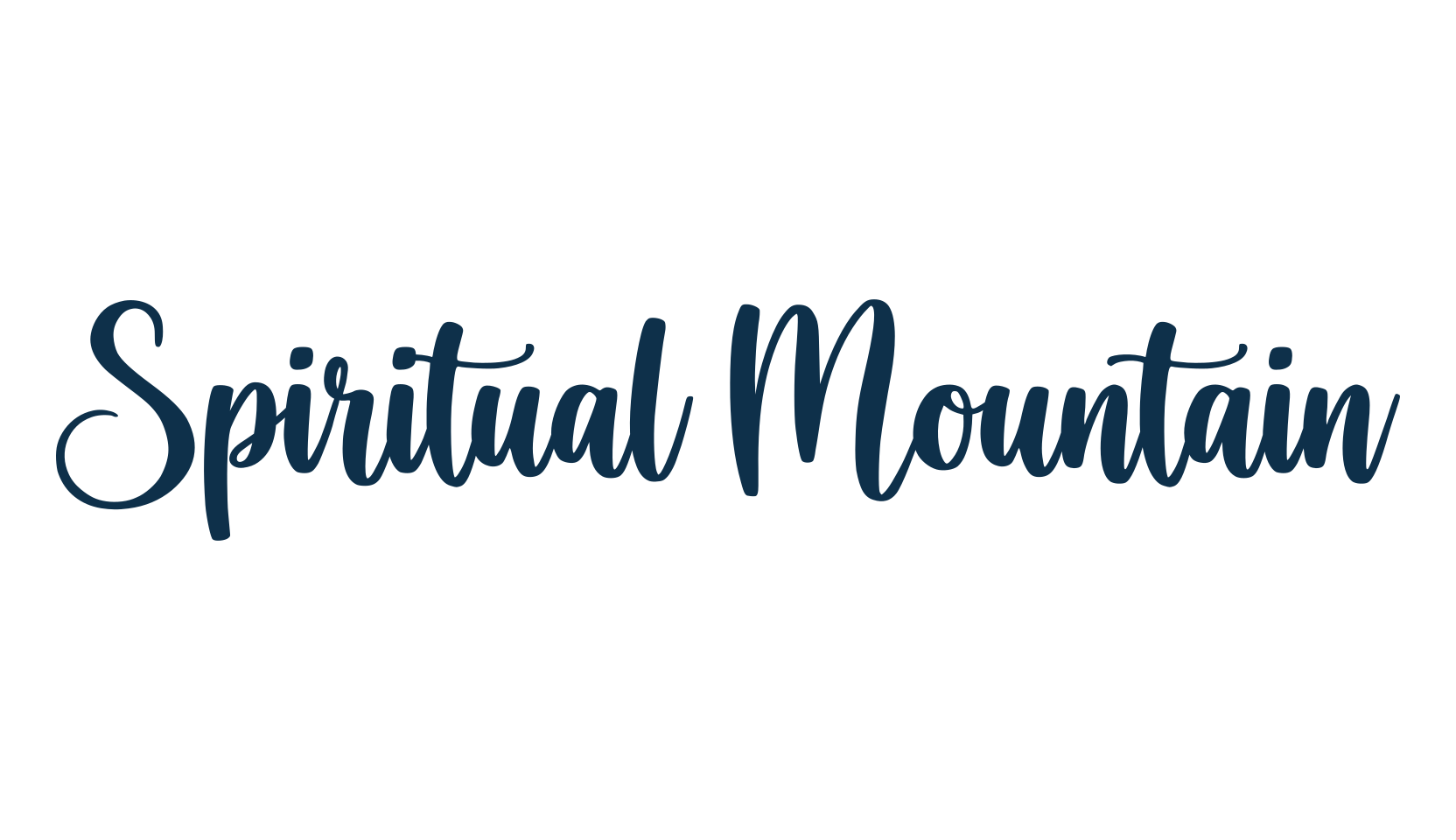 Spiritual Mountain, fancy various decorative script calligraphy font preview