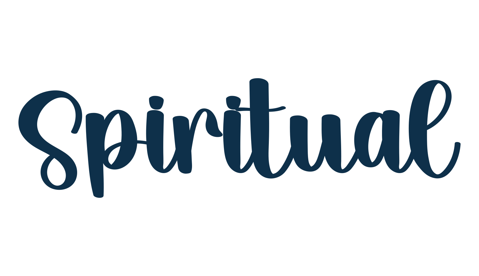 Spiritual, fancy decorative font preview