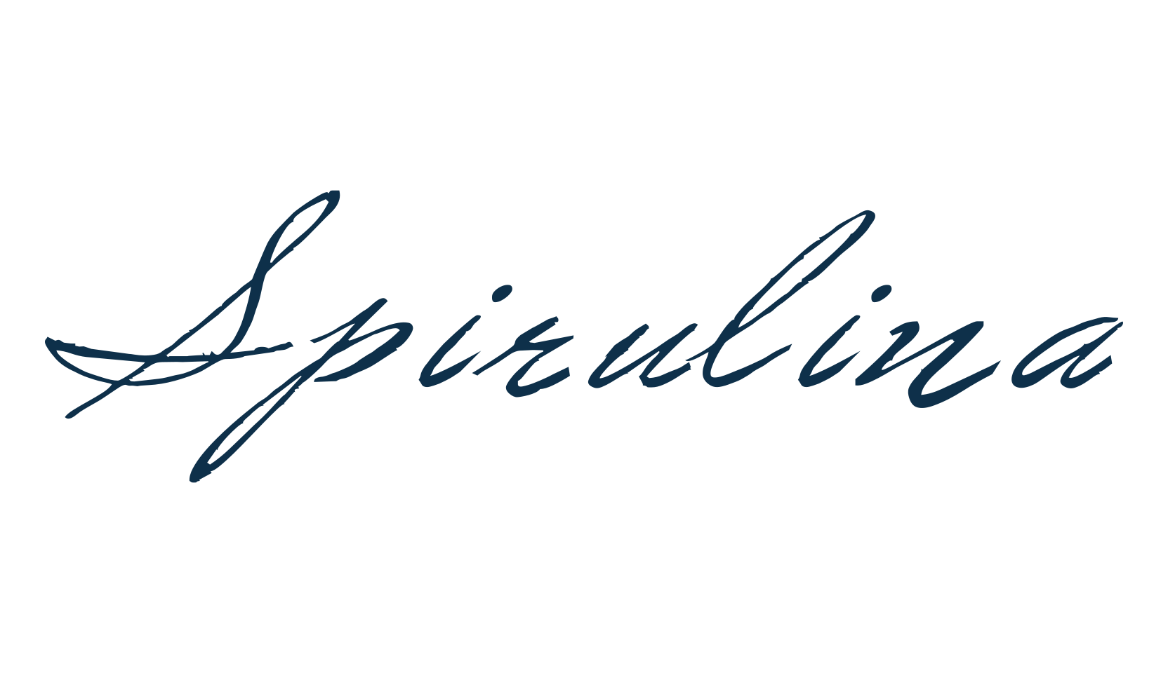 Spirulina, script calligraphy fancy decorative font preview