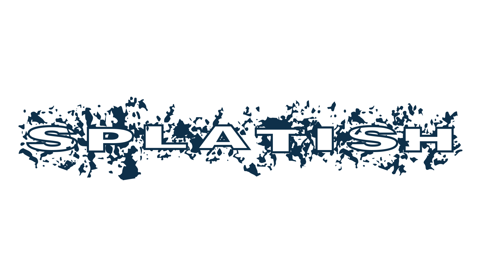 Splatish, destroy font preview