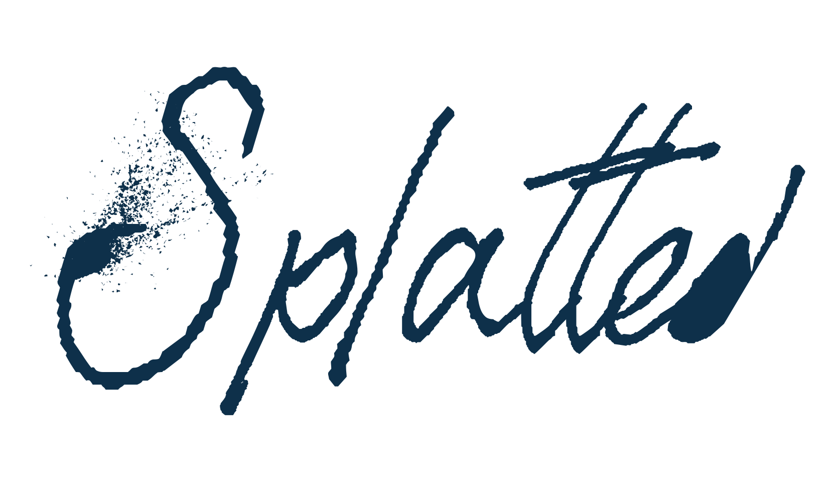 Splatted, trash font preview