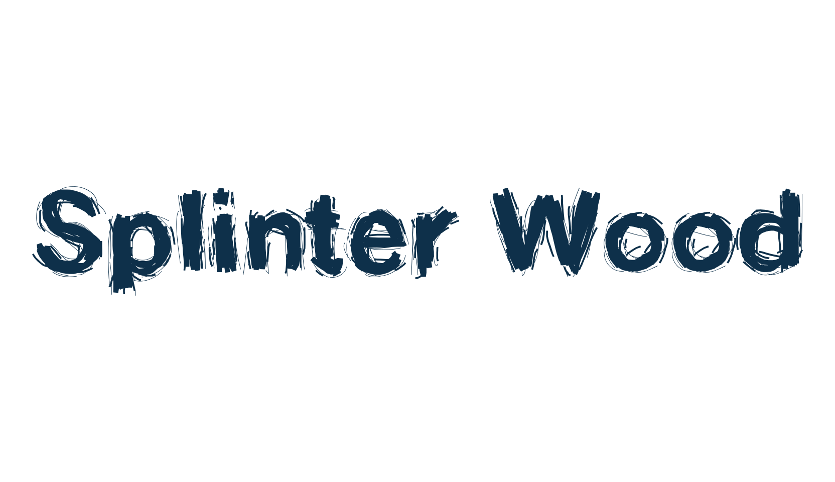 Splinter Wood, holiday halloween fancy decorative horror font preview