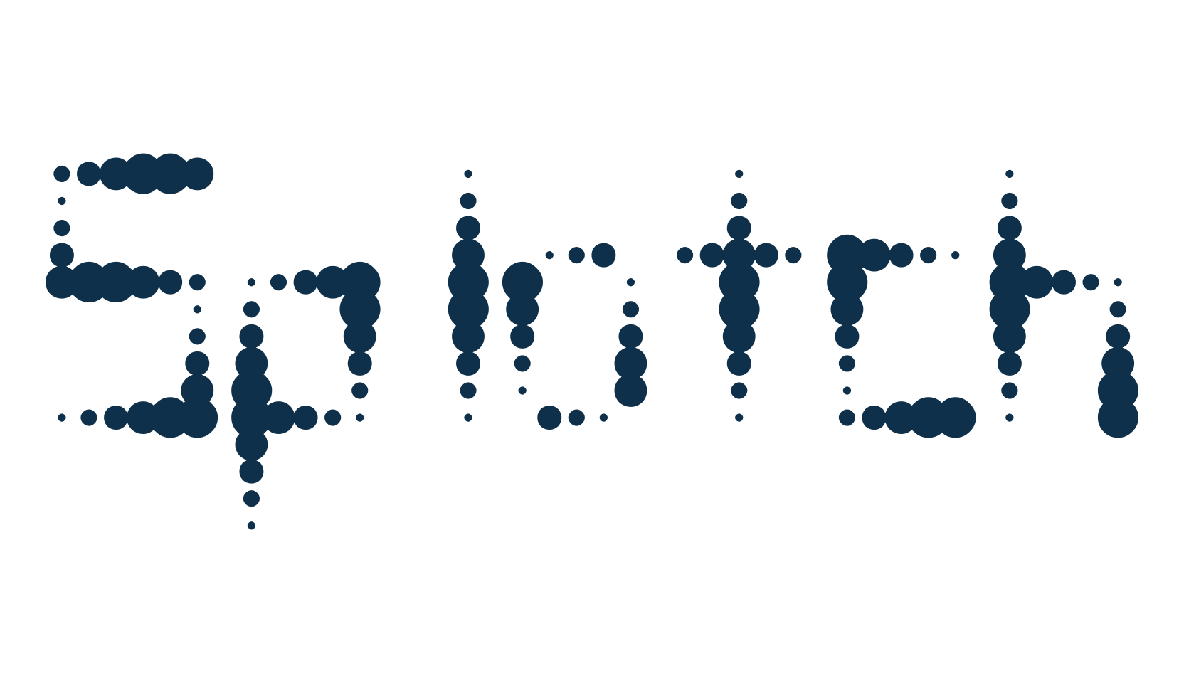 Splotch, fancy groovy decorative font preview