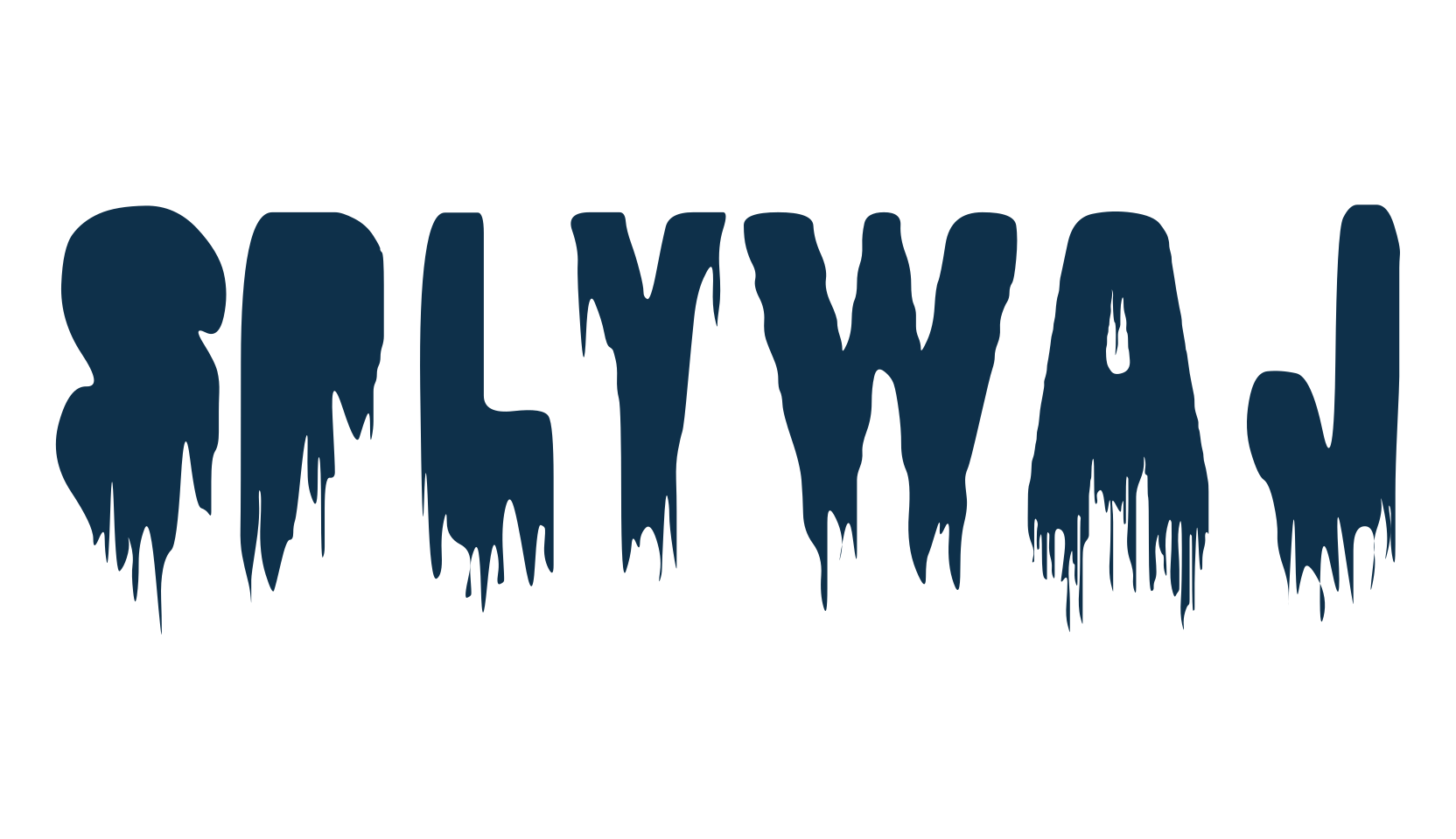 Splywaj, holiday halloween fancy decorative horror font preview