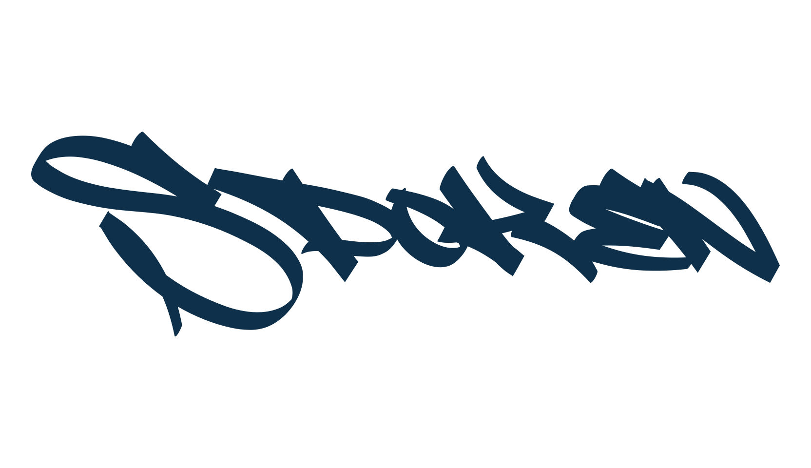 Spoken, graffiti font preview