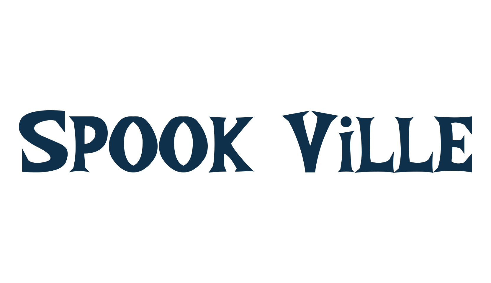 Spook Ville, fancy decorative font preview