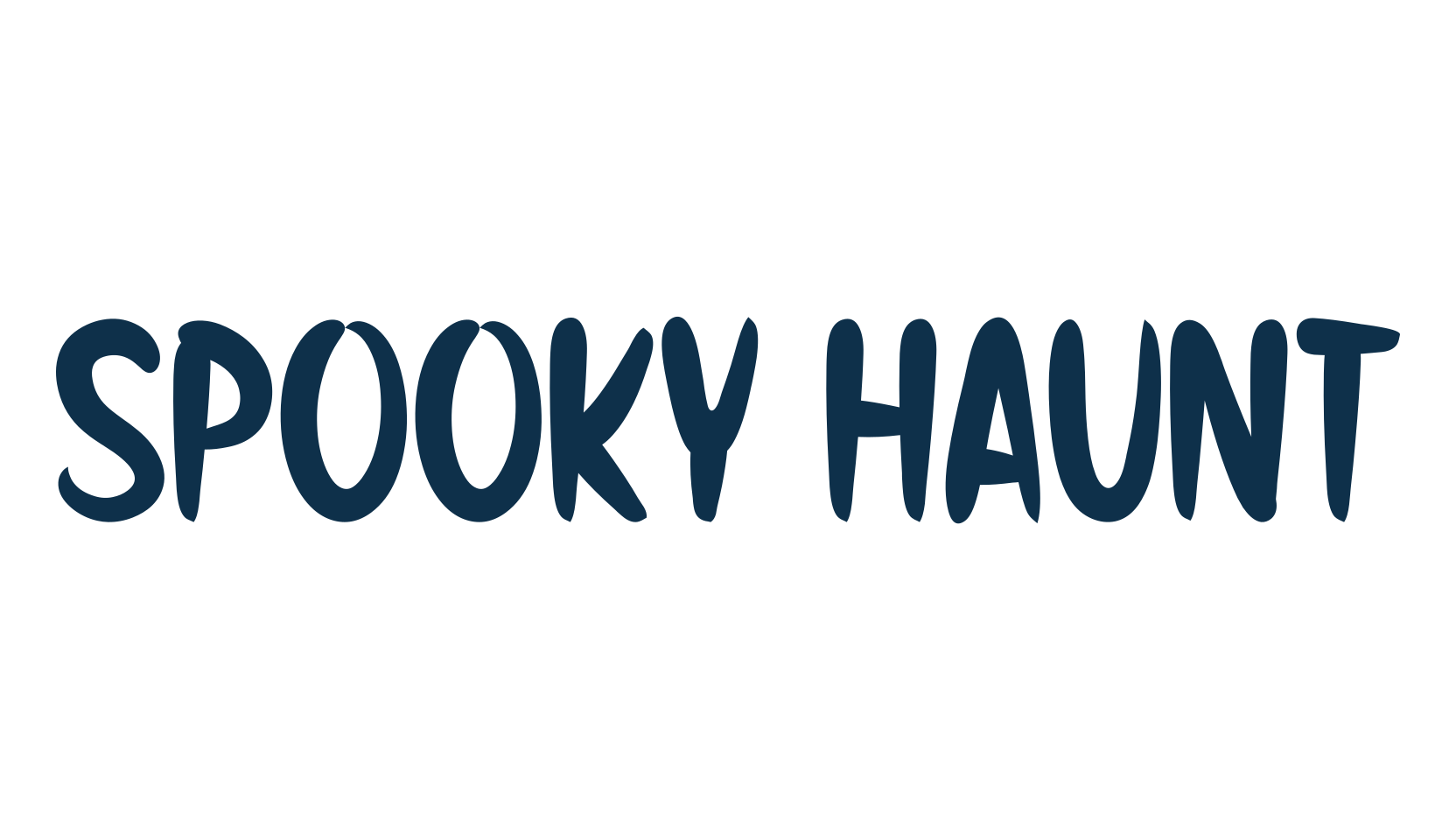 Spooky Haunt, fancy decorative font preview