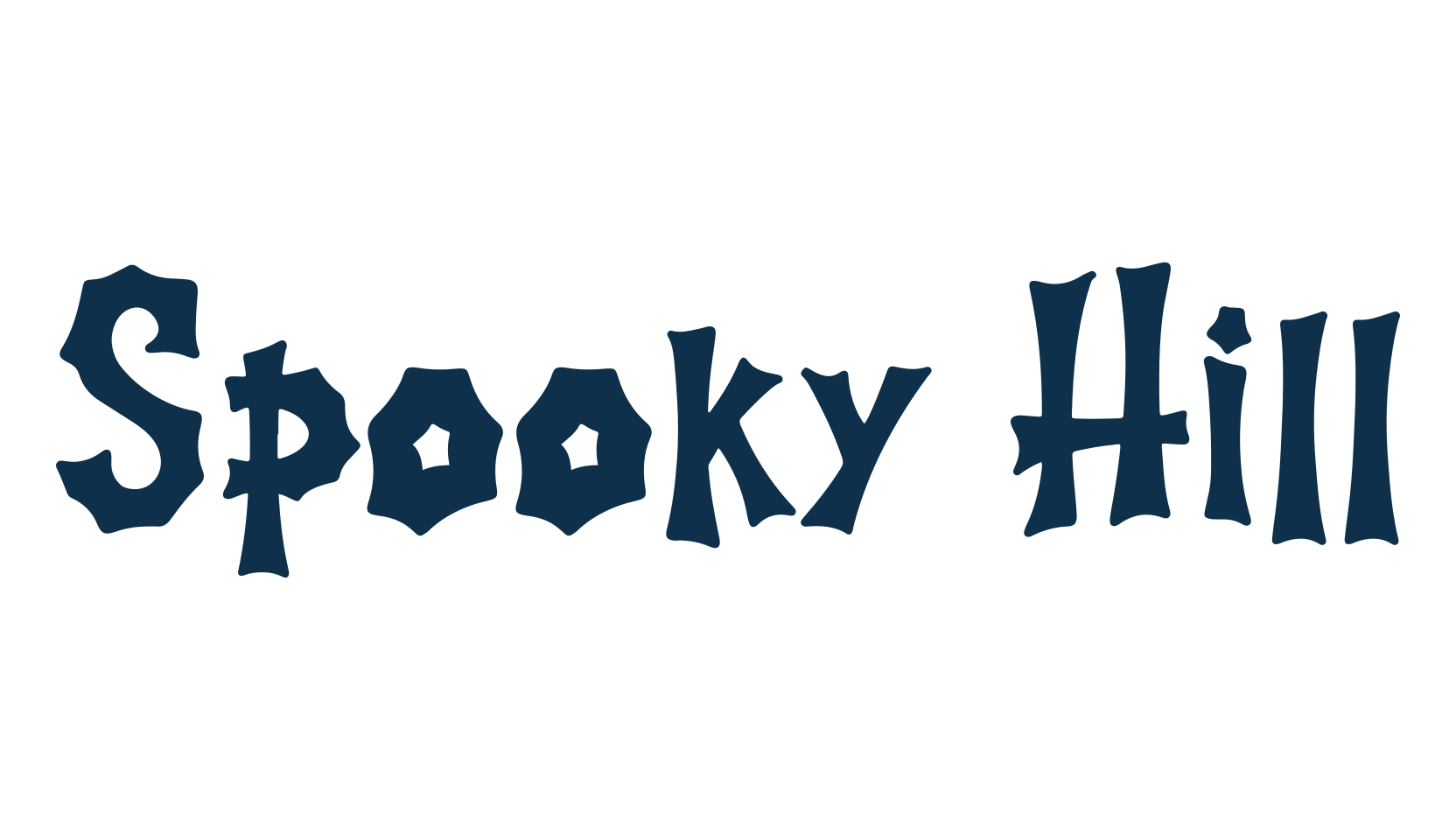 Spooky Hill, display market font preview
