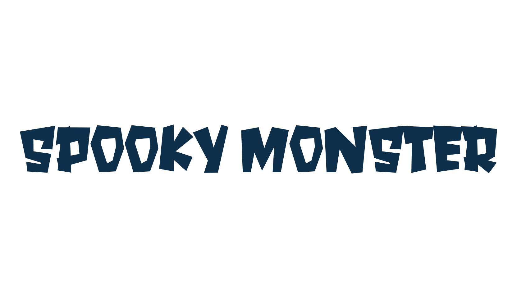Spooky Monster (spooky-monster), fancy decorative font preview