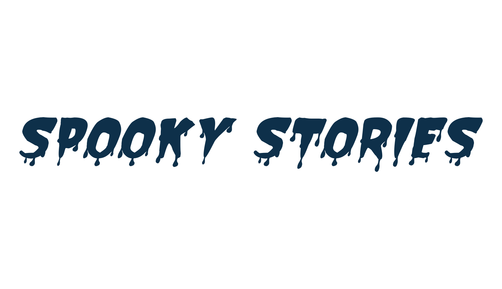 Spooky Stories, fancy decorative font preview