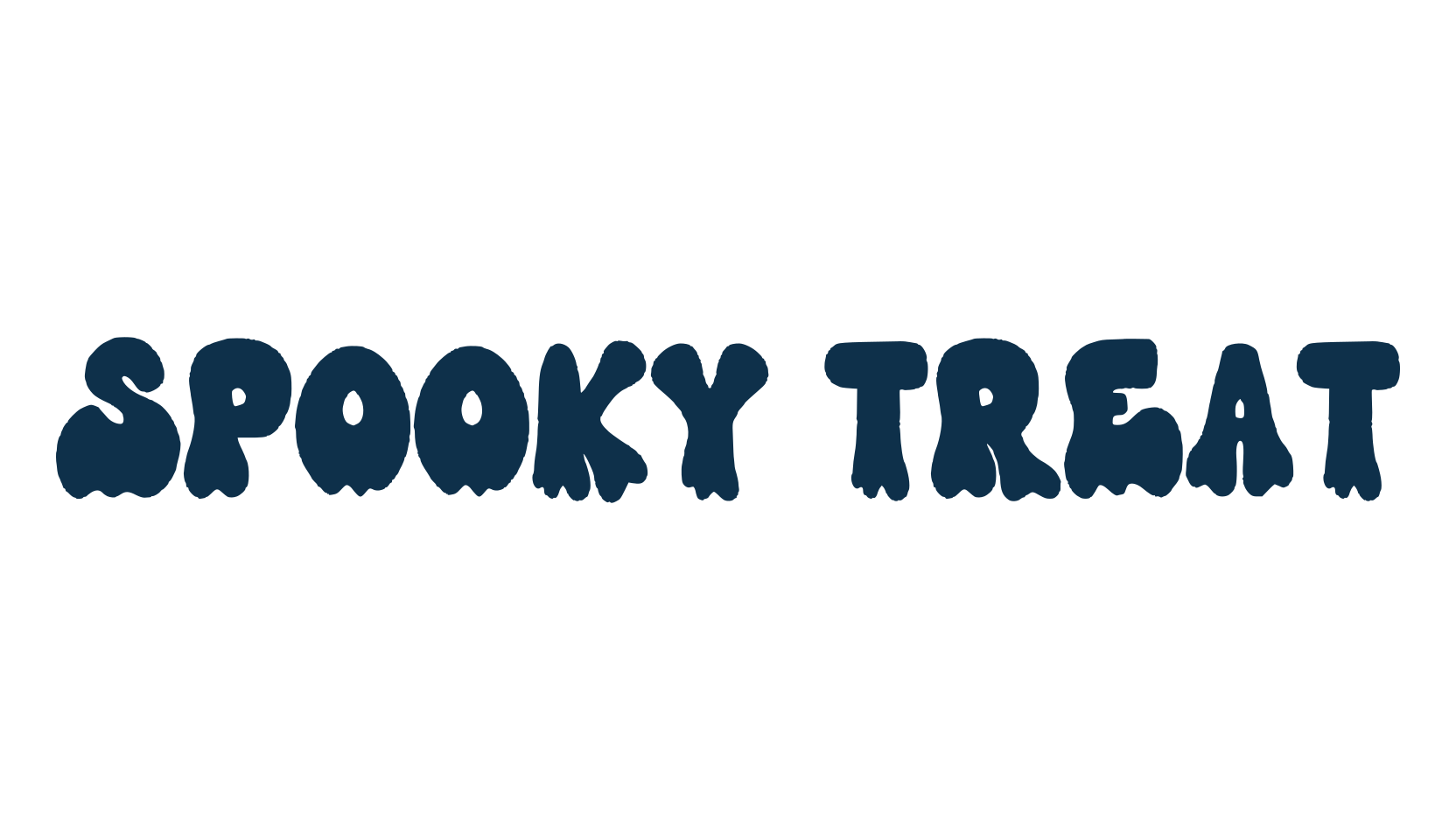 Spooky Treat, display market font preview