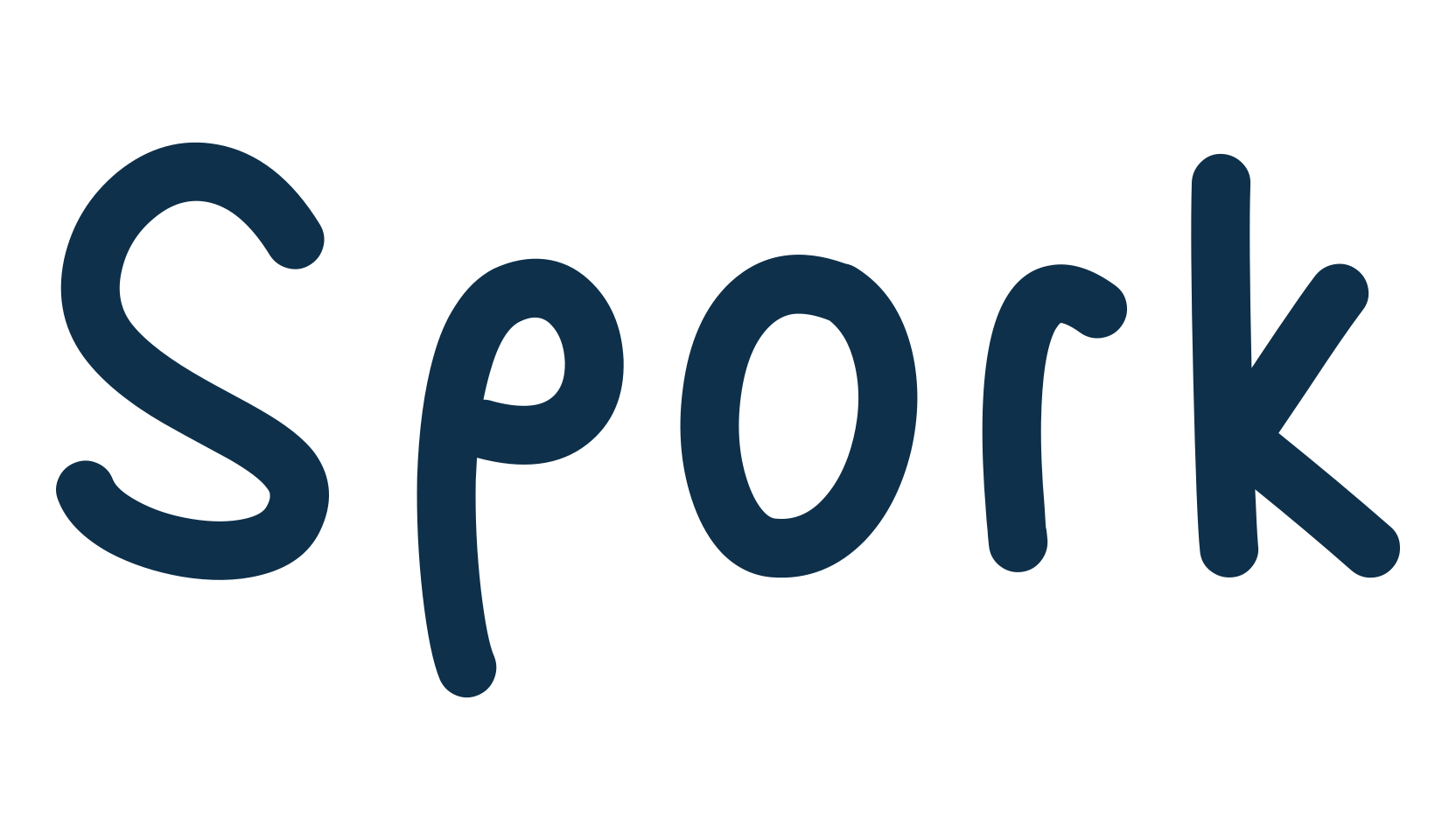 Spork, fancy cartoon decorative comic font preview